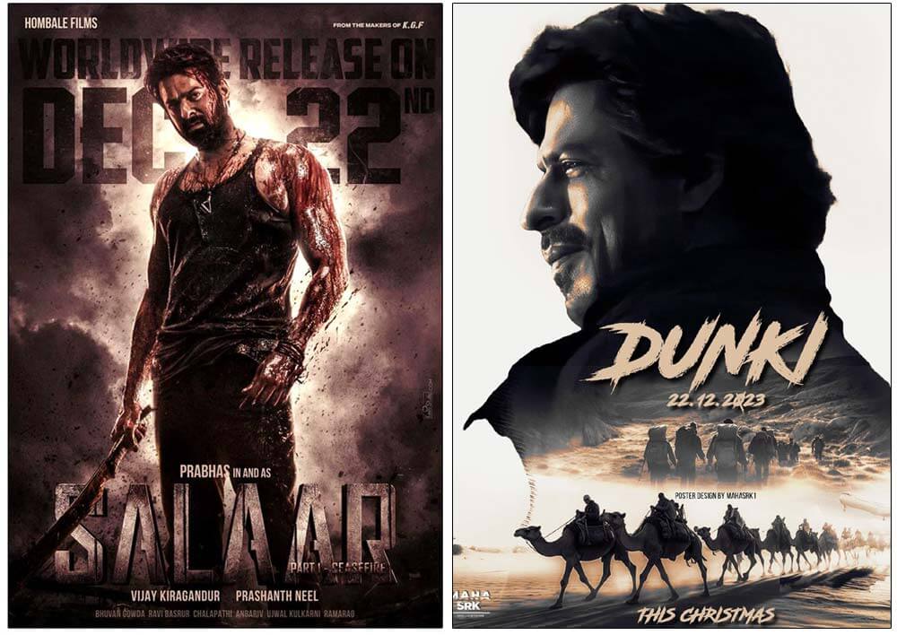 shahrukh khan prabhas fans debate salaar vs dunki
